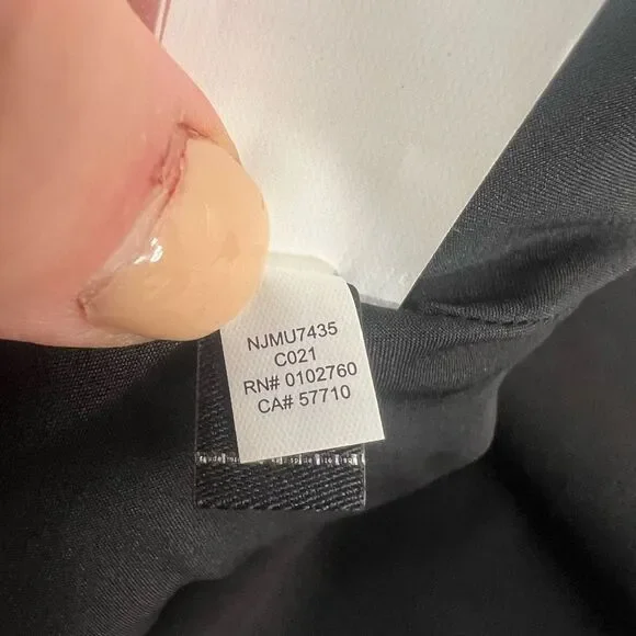 Kate spade black sleeveless rear gold zipper A-line dress size 2 - Picture 11 of 12